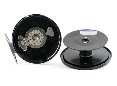 Curso de pesca con mosca - El reel - Reel de pesca con mosca con freno a disco metlico con pastillas de tefln