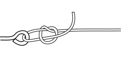 Curso de pesca con mosca - Nudos - Nudo en leader de acero con anzuelo libre