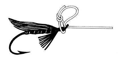Curso de pesca con mosca - Nudos - Nudo tortuga o turtle